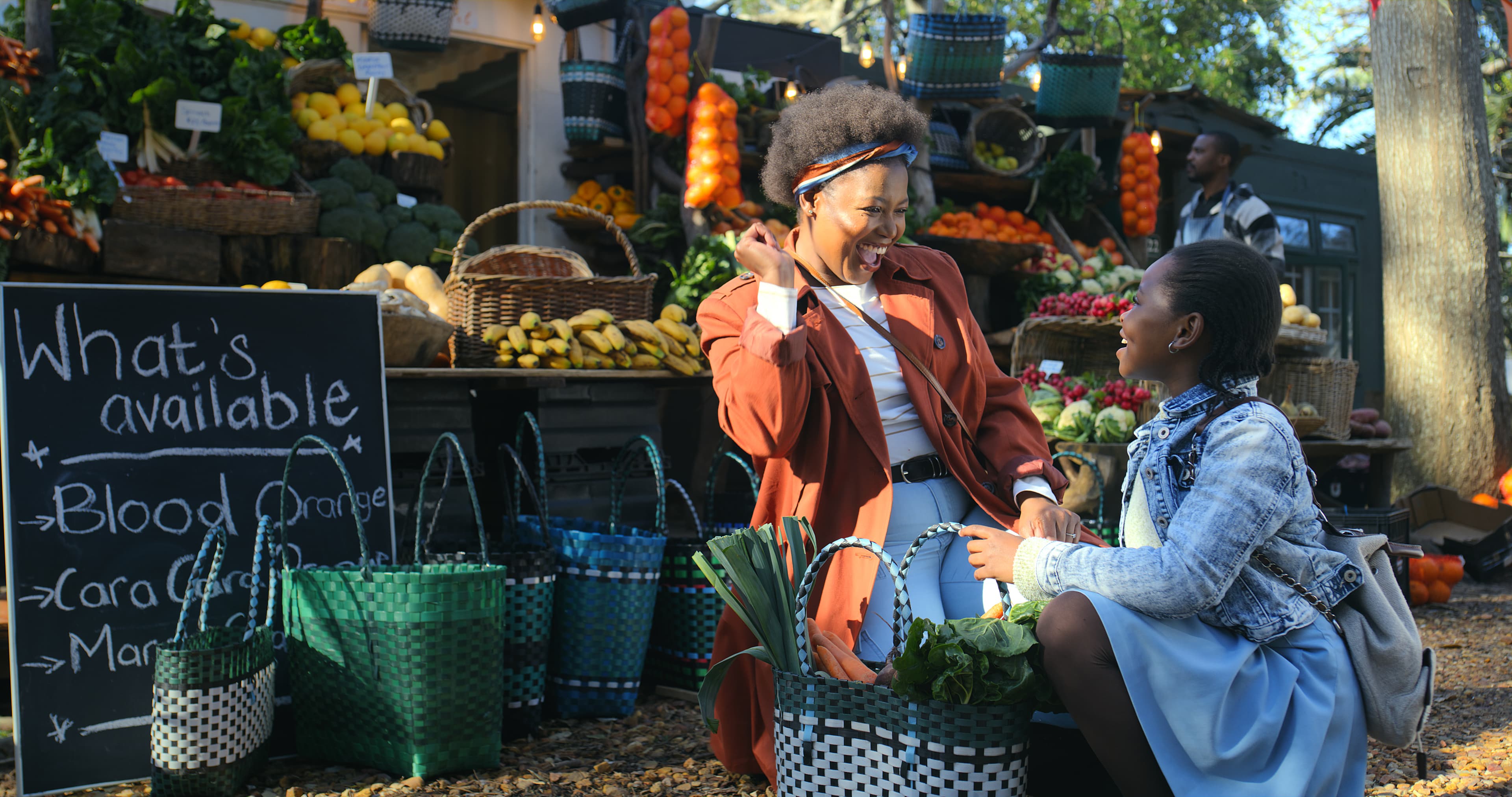 Fresh produce selection